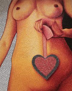 Liebe mit sich Selbst - Öl auf Leinwand - 100 x 80 - 2023