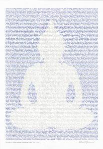 Buddha - Buddha Siddharta Gautama, Buntstift auf Aquarellpapier, 70 x 100 cm, 2024.