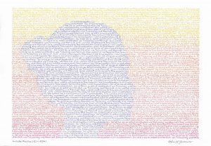 Signora - Giuletta Masina, coloured pencil on watercolour paper, 70 x 100 cm, 2024