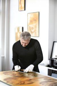 Lionel Machris bei der Arbeit